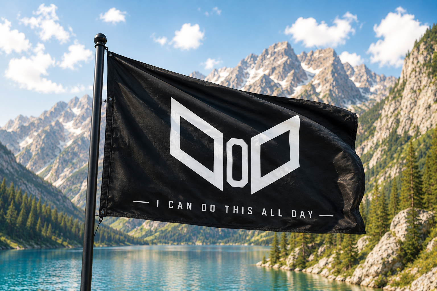 Dad on Duty Flag