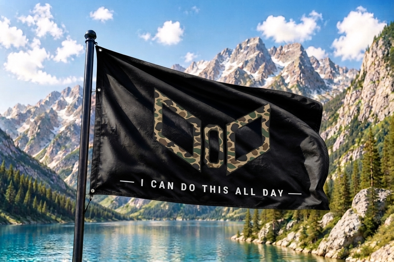 Dad on Duty Flag