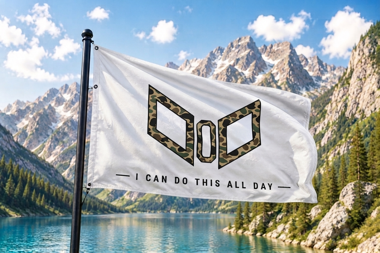 Dad on Duty Flag